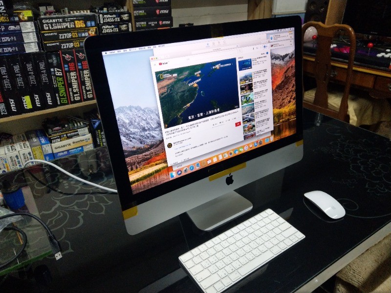 Apple iMac 21(2018) 開機速度非常慢，大約五分鐘。